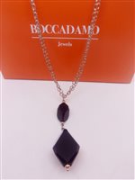 Halskette Boccadamo Dame in Silber Cristallo GR377NER - GR377NER